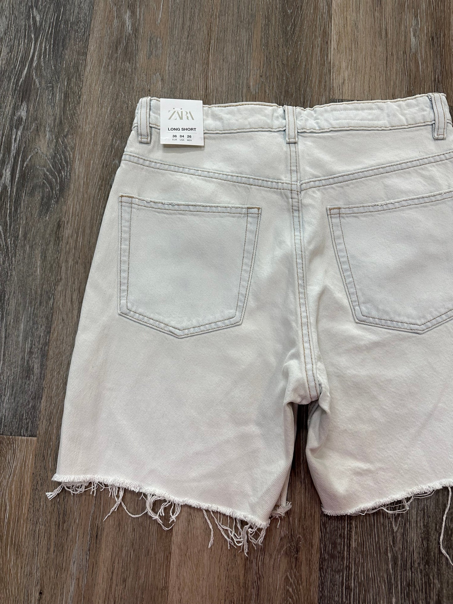 Shorts By Zara In Blue Denim, Size: 4