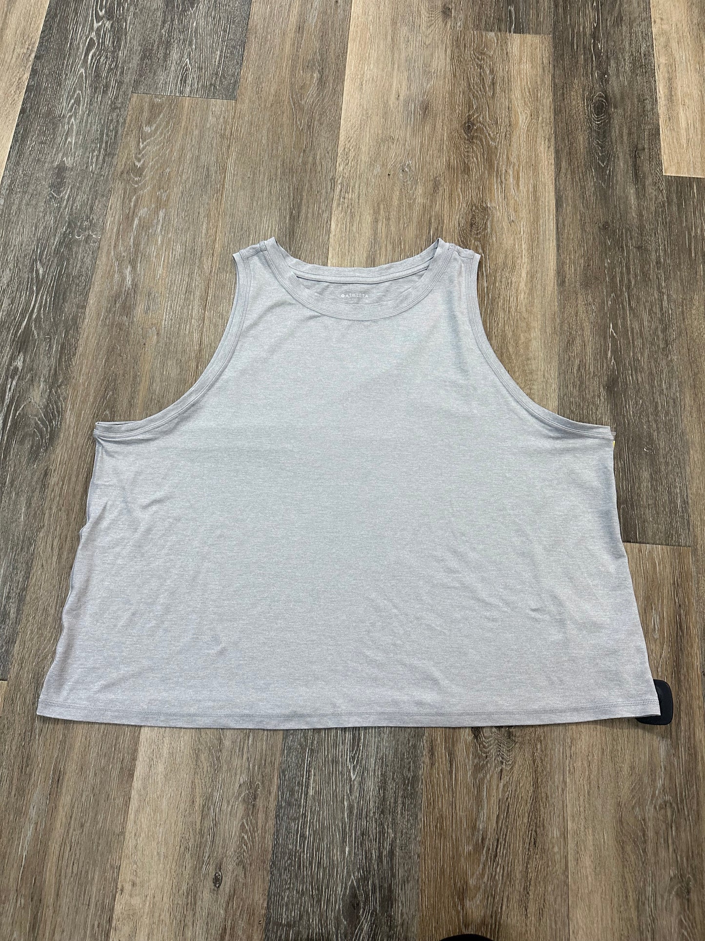 Athletic Tank Top By Athleta In Grey, Size: 2x