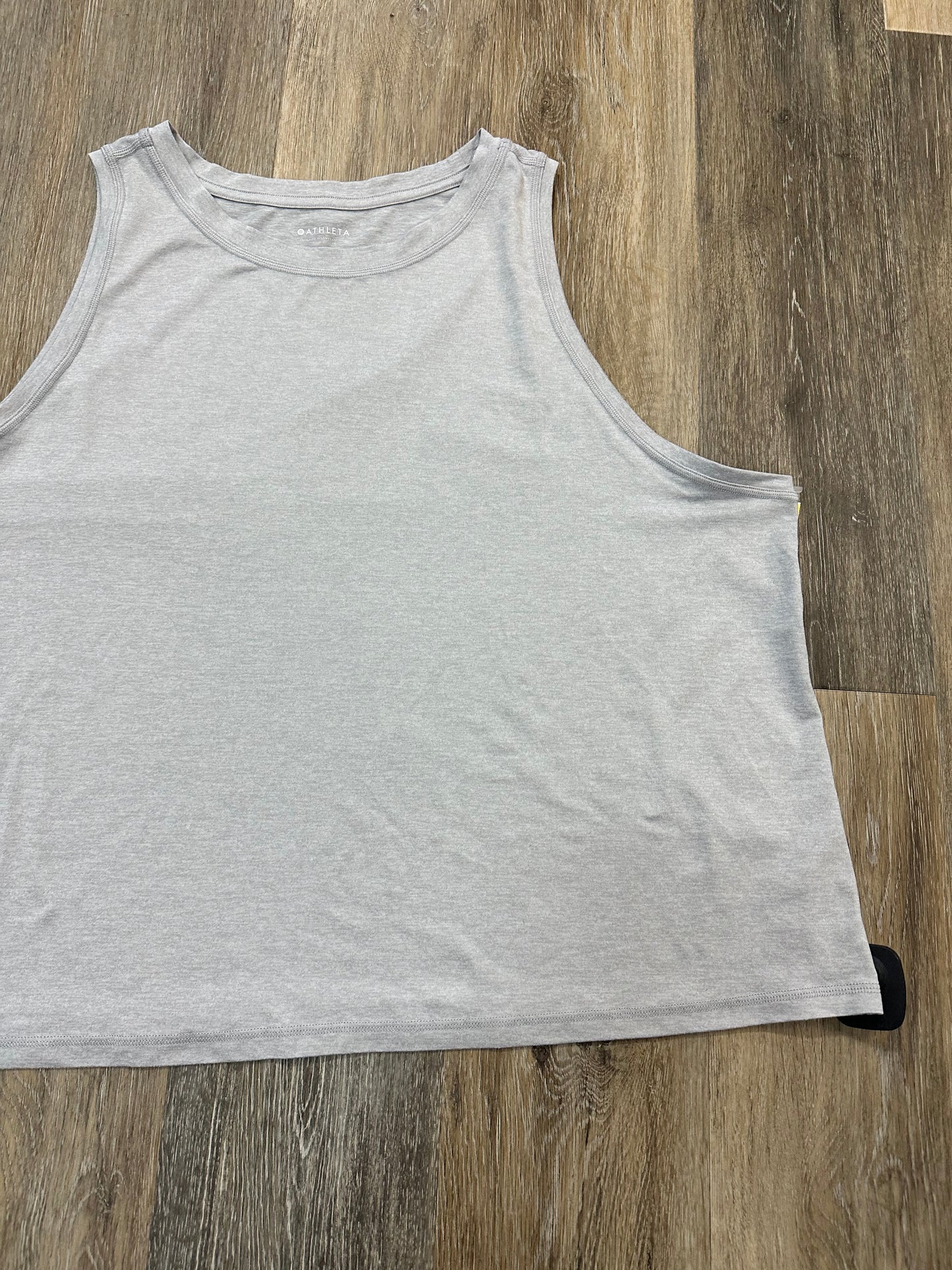 Athletic Tank Top By Athleta In Grey, Size: 2x