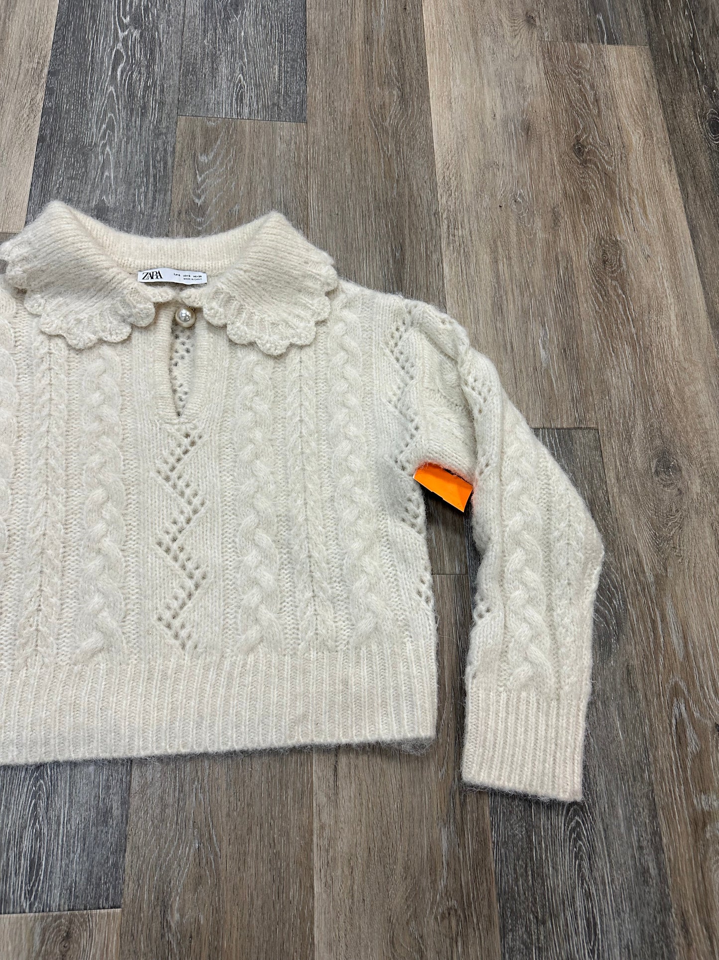 Sweater By Zara In Cream, Size: S