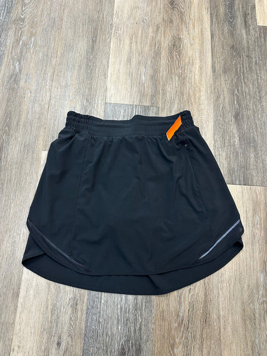 Athletic Skort By Lululemon In Black, Size: 8