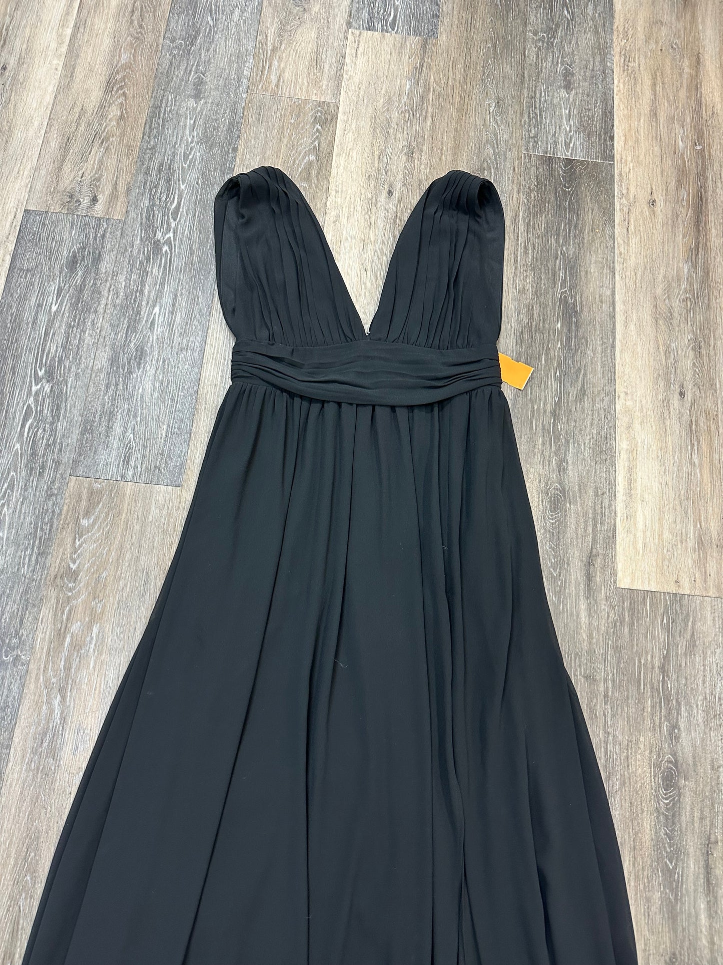 Dress Party Long By Lulus In Black, Size: L