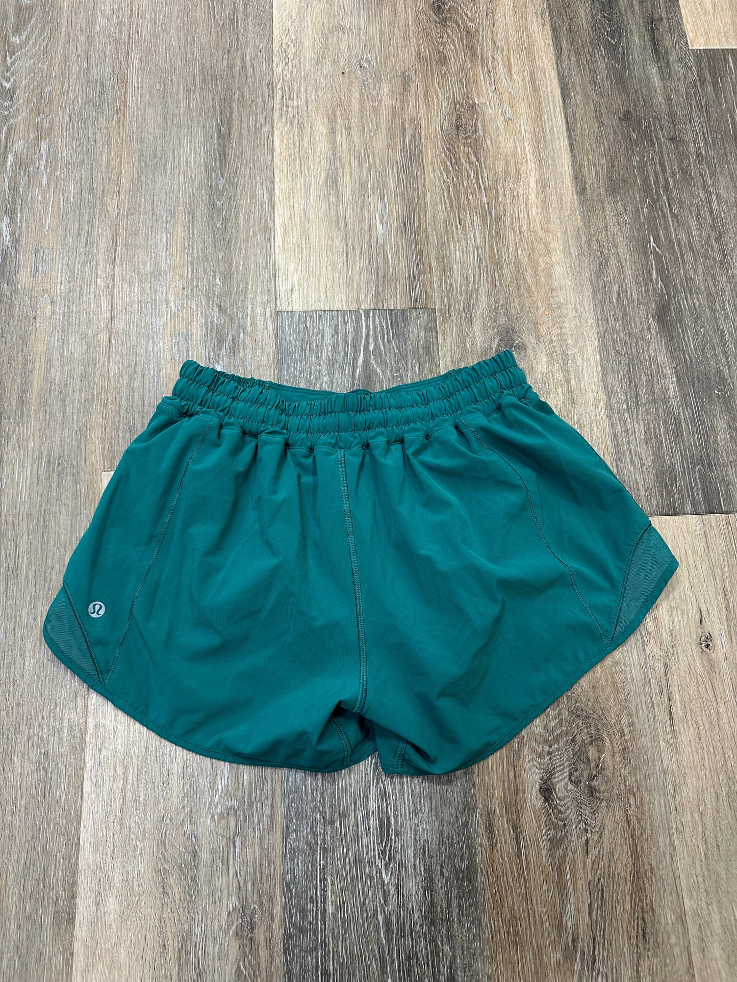 Athletic Shorts By Lululemon In Teal, Size: 8