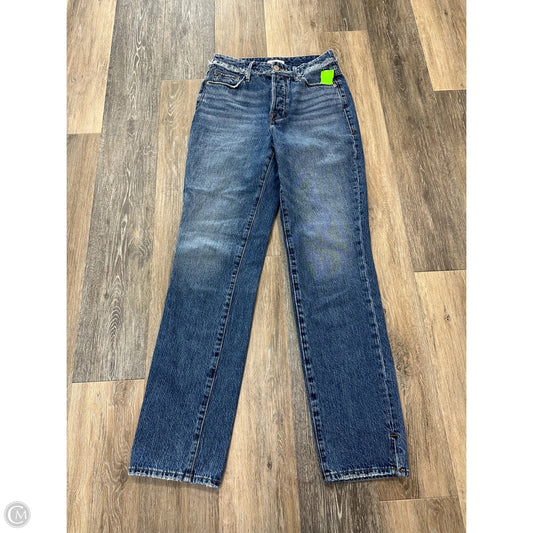 Jeans Wide Leg By Good American In Blue Denim, Size: 2