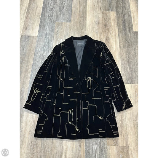 Blazer Designer By Lafayette 148 In Black, Size: M