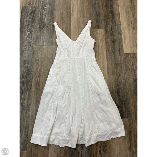 Dress Party Midi By Anthropologie In White, Size: 6
