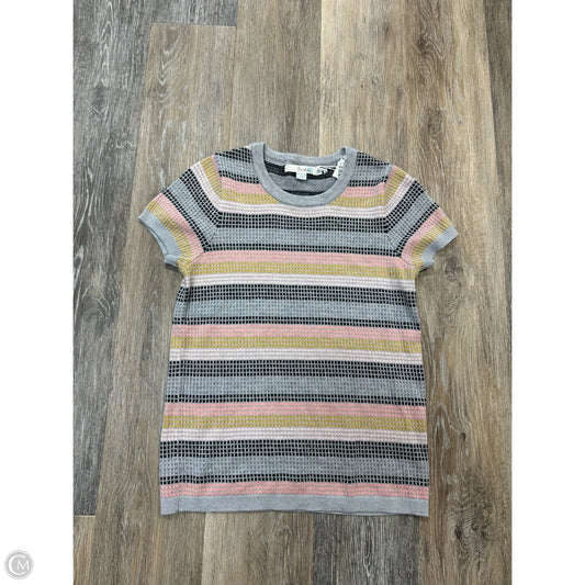 Sweater Short Sleeve By Boden In Grey, Size: S