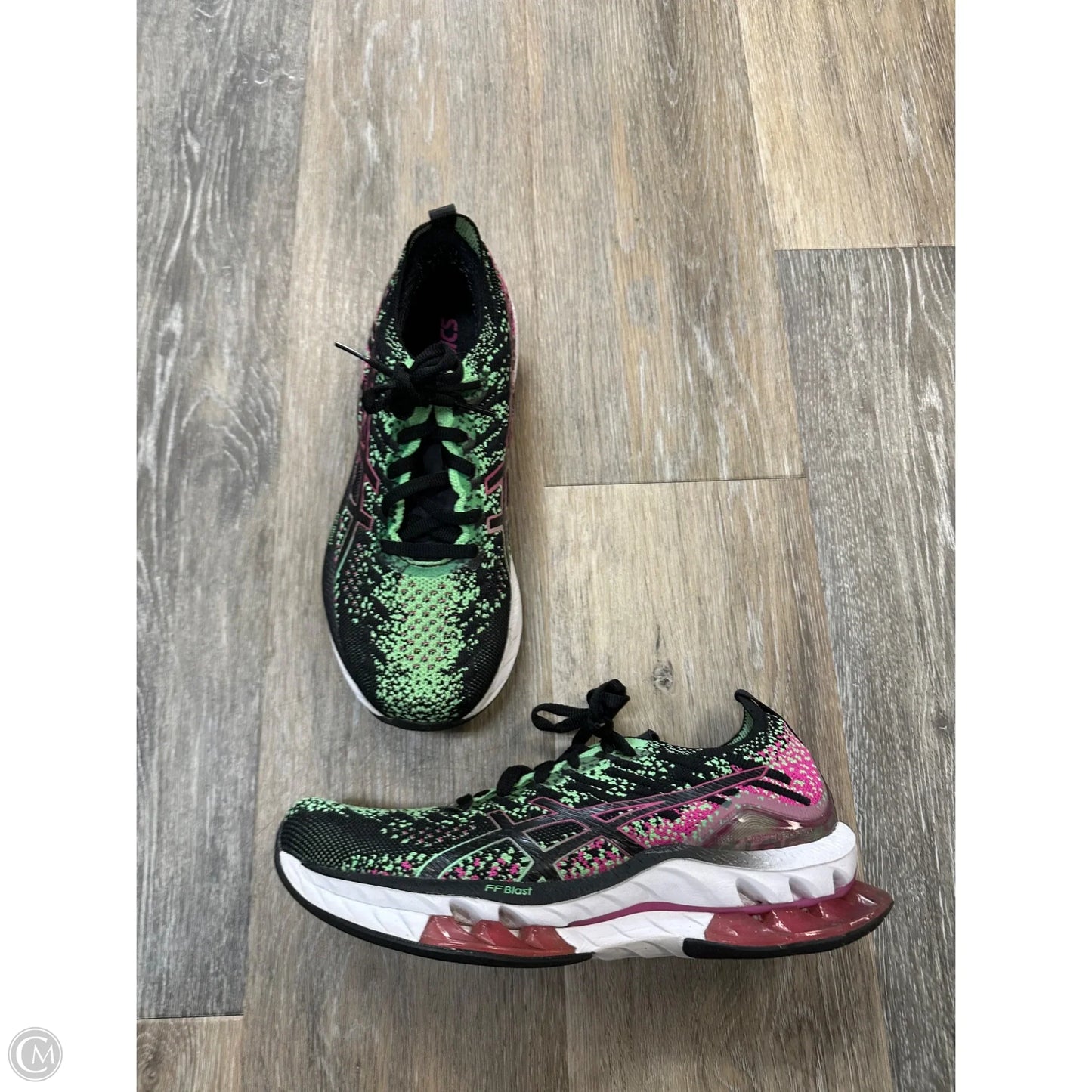 Shoes Athletic By Asics In Black, Size: 7