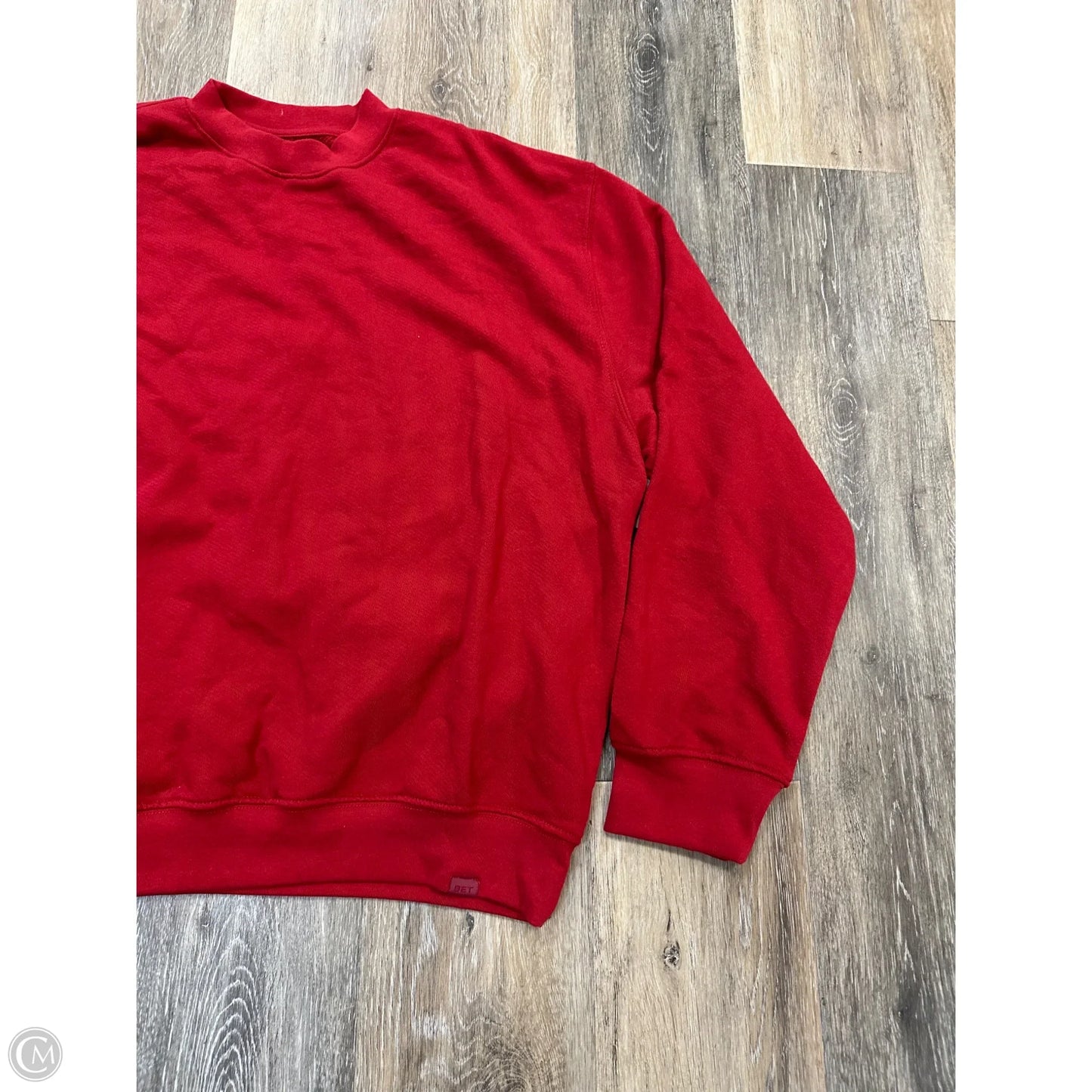 Sweatshirt Collar By Set Active In Red, Size: S