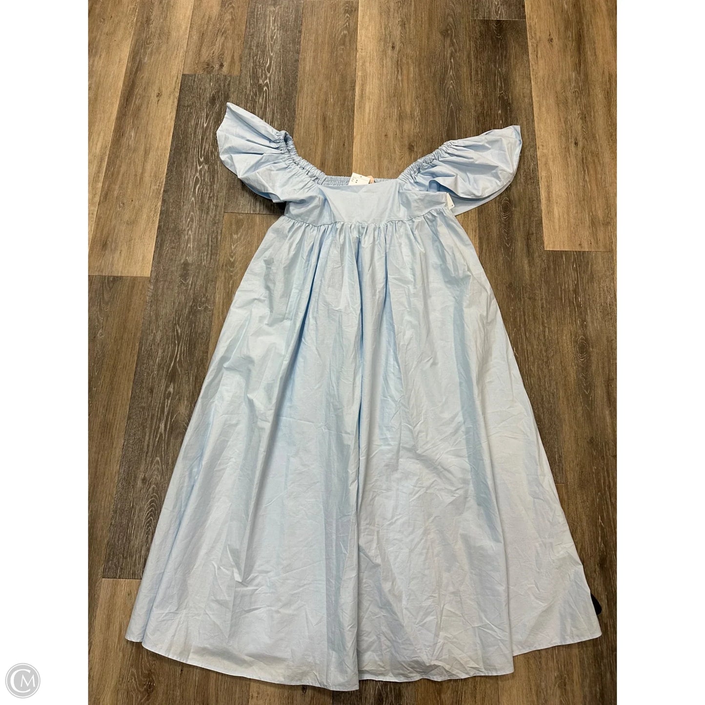 Dress Casual Midi By H&m In Blue, Size: M