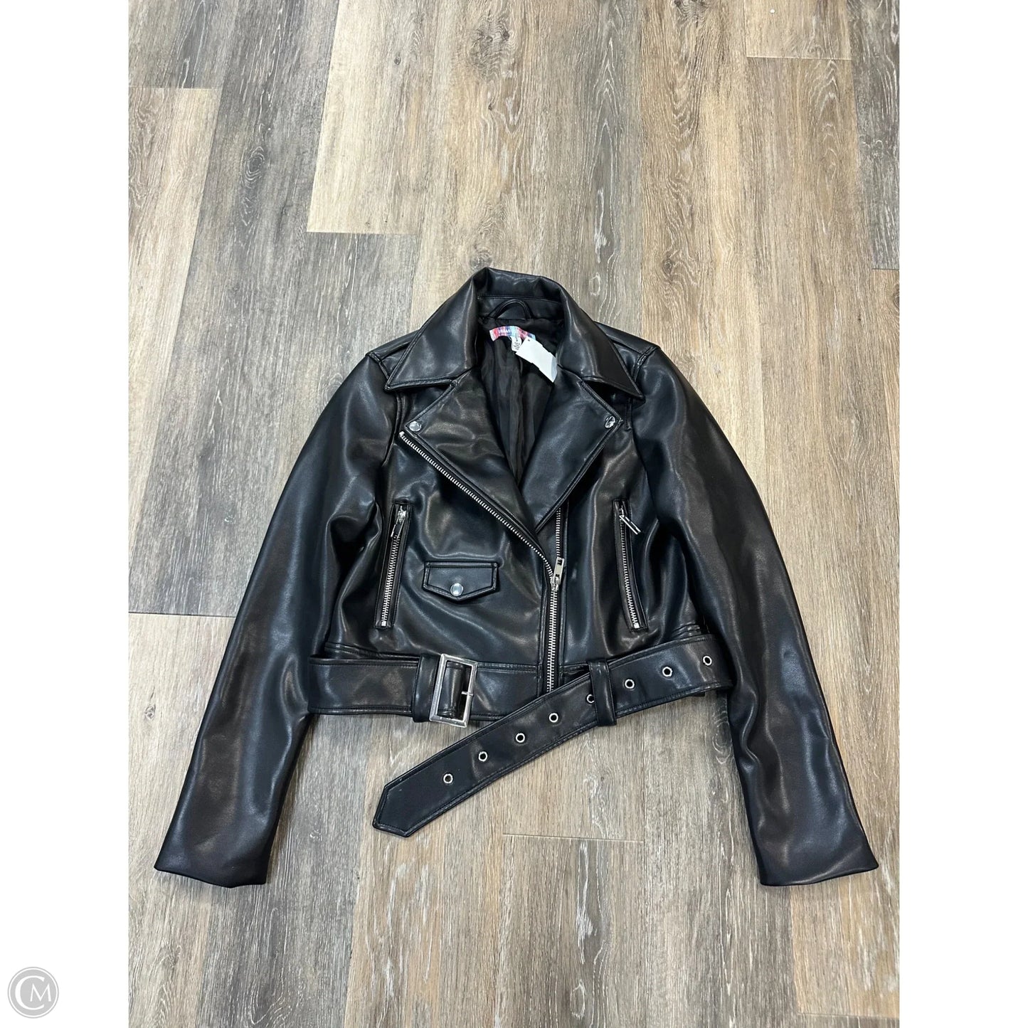 Jacket Leather By Urban Outfitters In Black, Size: S