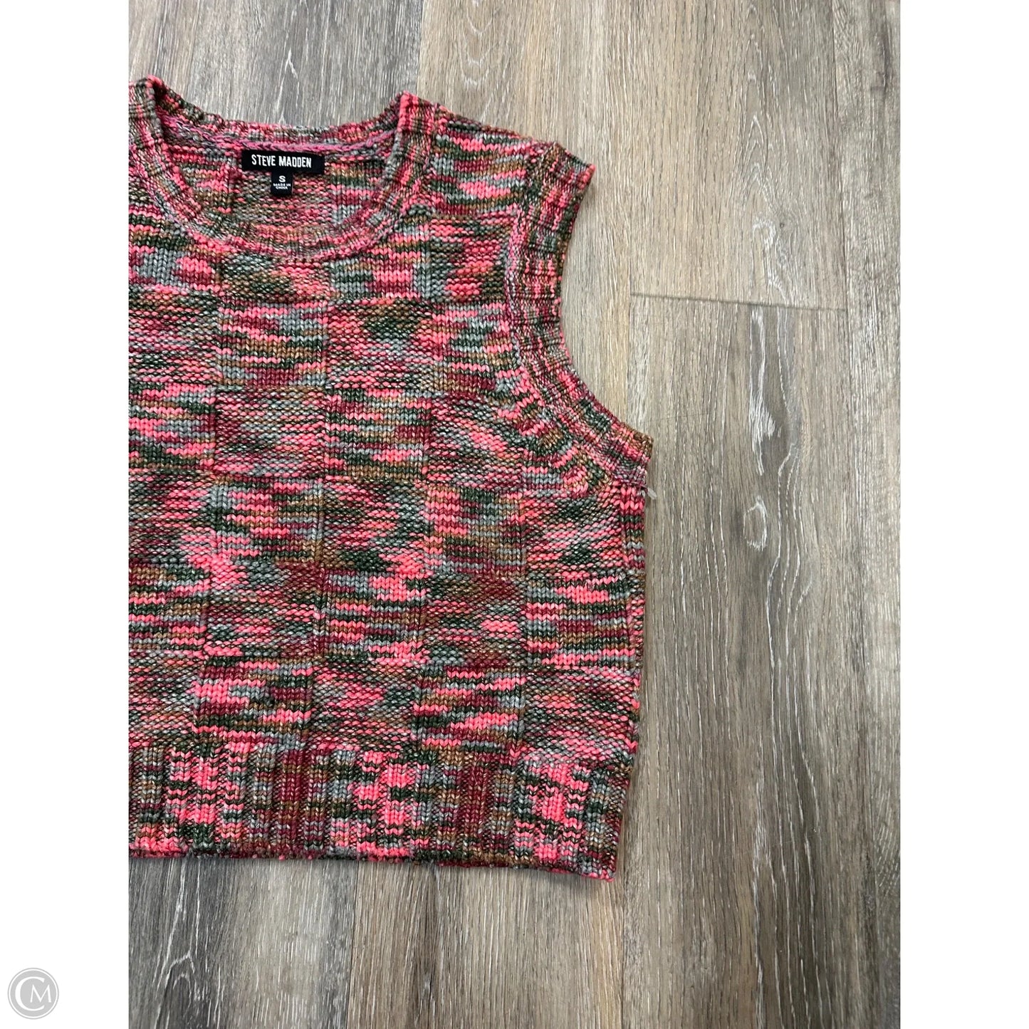 Sweater Short Sleeve By Steve Madden In Pink, Size: S