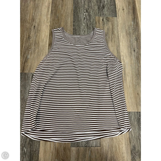 Tank Top By J. Jill In Brown, Size: Xl