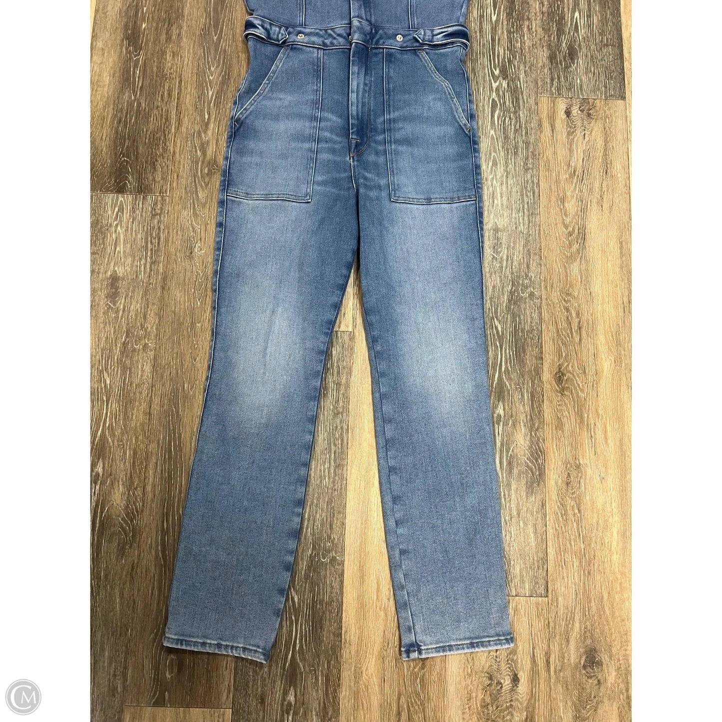 Jumpsuit By Good American In Blue Denim, Size: L