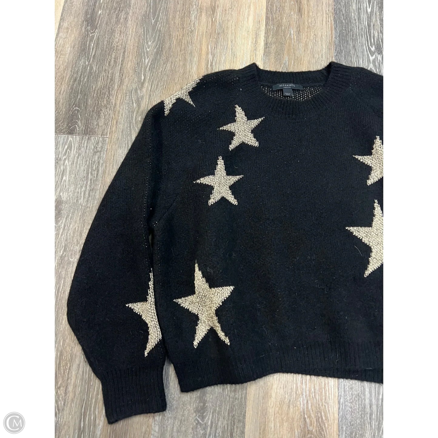 Sweater Designer By All Saints In Black, Size: M