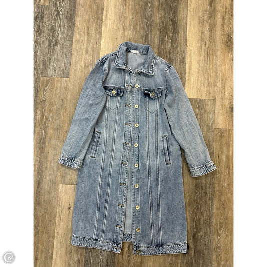 Jacket Denim By Tribal In Blue Denim, Size: S