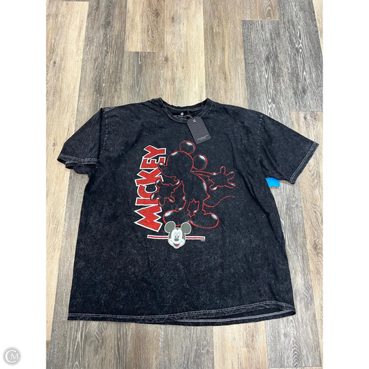 Top Short Sleeve By Junk Food In Grey, Size: Xxl