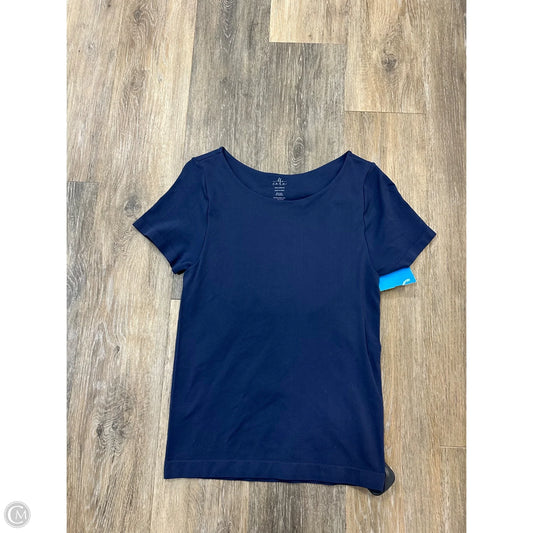 Top Short Sleeve By Bke In Navy, Size: S