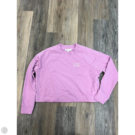 Sweatshirt Crewneck By Spiritual Gangster In Pink, Size: Xs