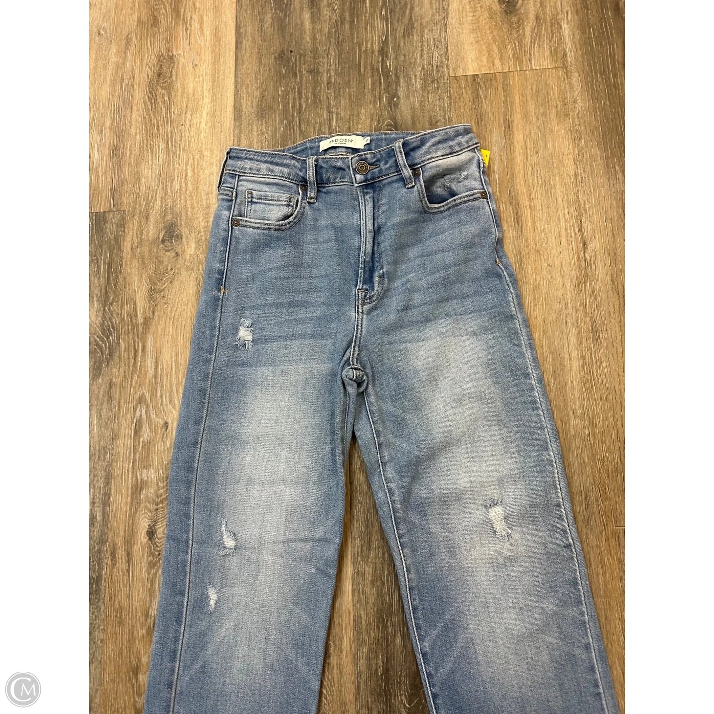 Jeans Straight By Hidden In Blue Denim, Size: 4