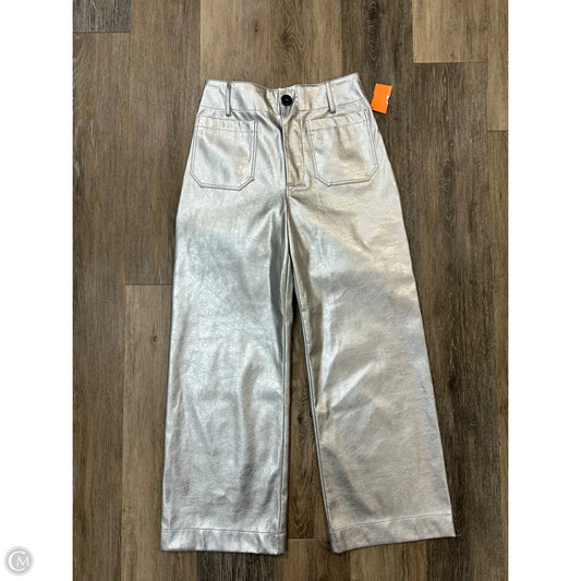 Pants Cropped By Maeve In Silver, Size: 2/26