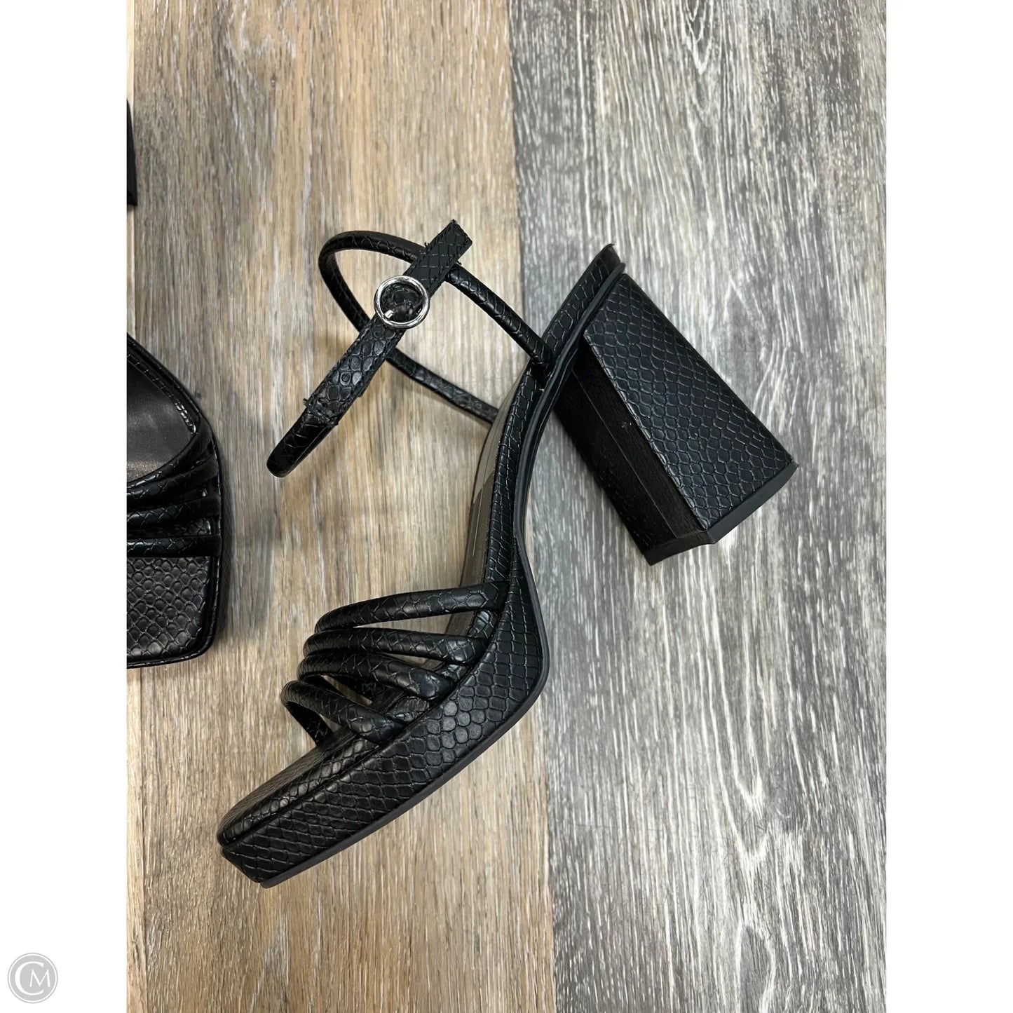 Sandals Heels Block By Dolce Vita In Black, Size: 7.5