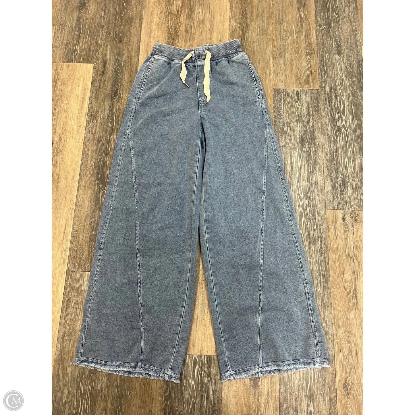 Pants Wide Leg By Aerie In Blue, Size: Xxs