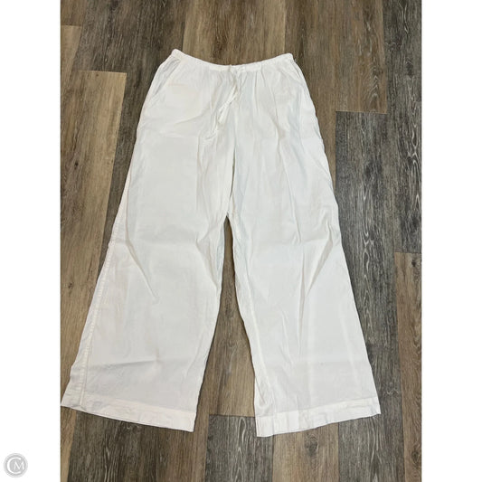 -Pants Linen By Athleta In White, Size: S