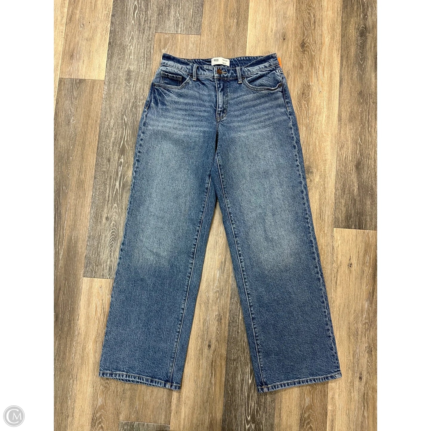 Jeans Wide Leg By Bke In Blue Denim, Size: 4/27
