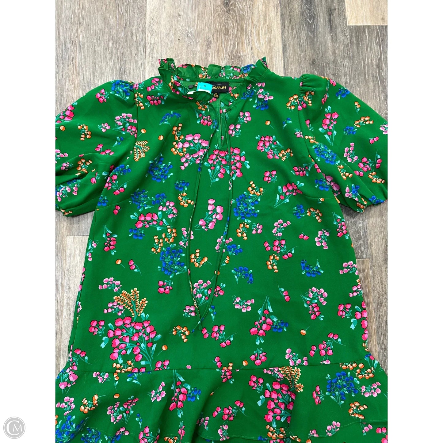 Dress Party Midi By Sugar Lips In Green, Size: M