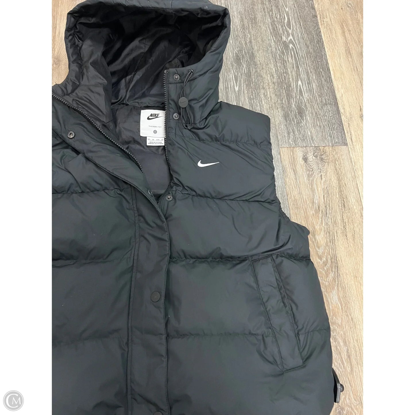 Vest Puffer & Quilted By Nike In Black, Size: Xs
