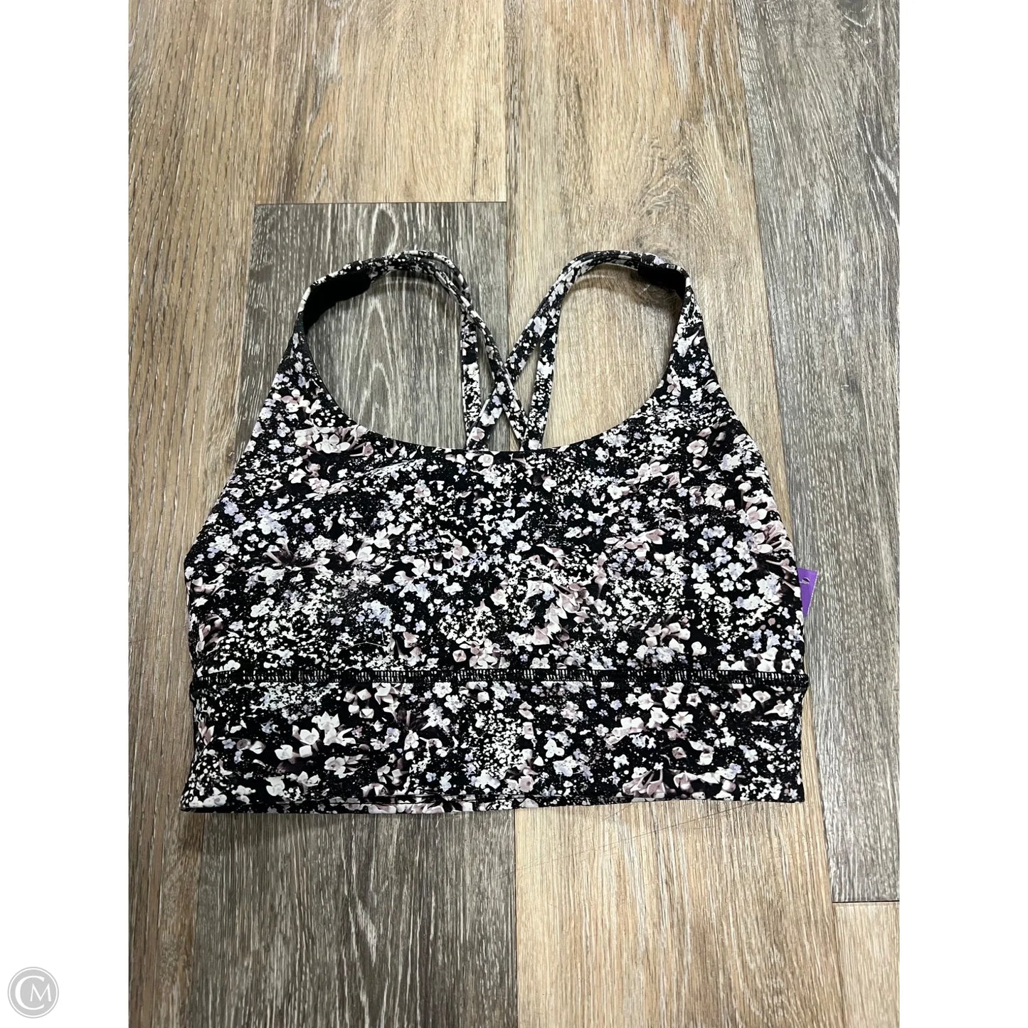 Athletic Bra By Lululemon In Floral Print, Size: 6