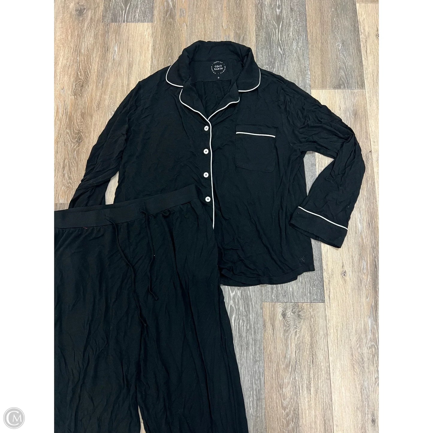 Pajamas 2pc By Cozy Earth In Black, Size: L