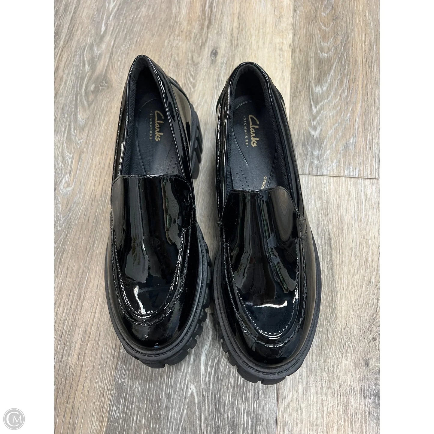 Shoes Flats By Clarks In Black, Size: 7.5
