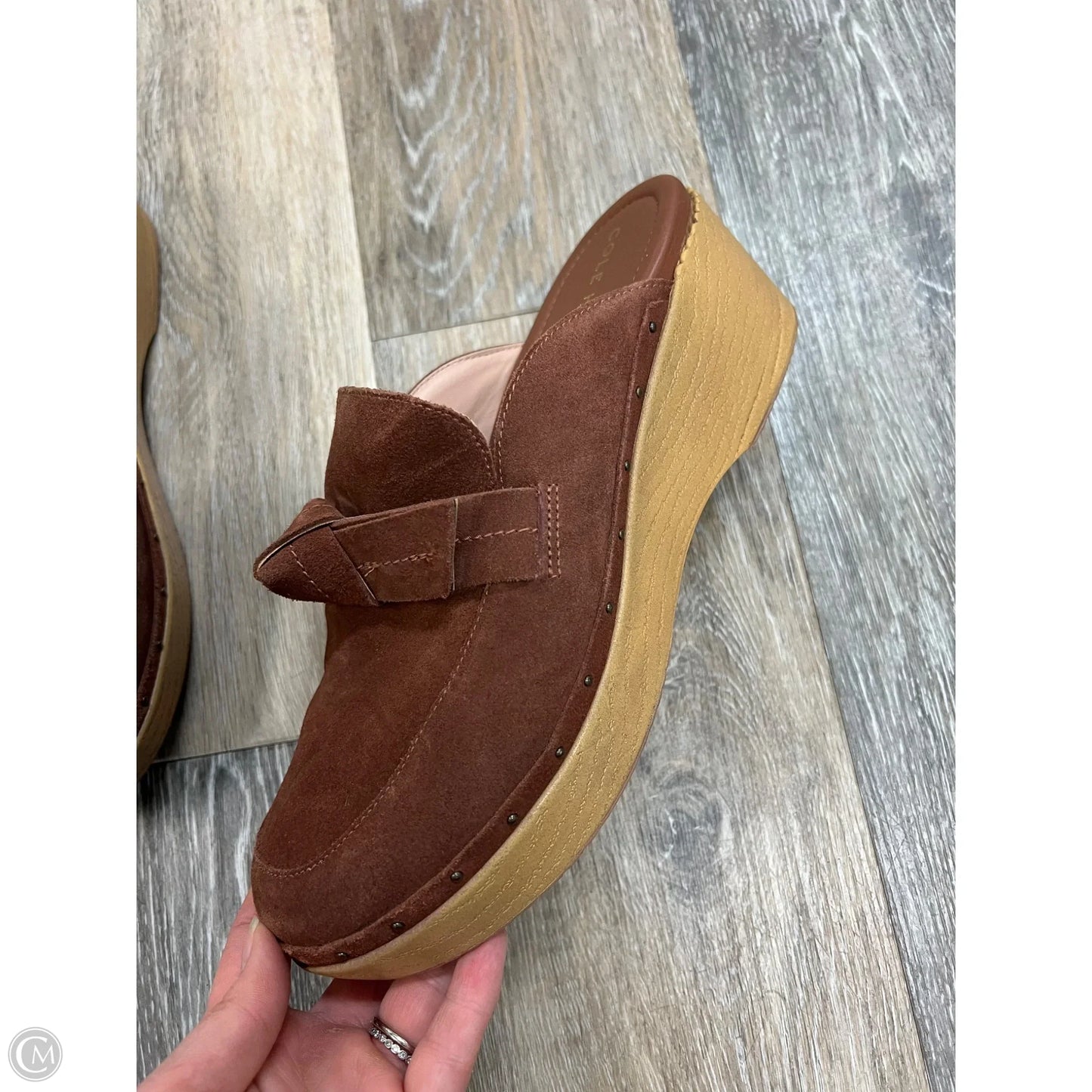 Shoes Heels Platform By Cole-haan In Brown, Size: 9