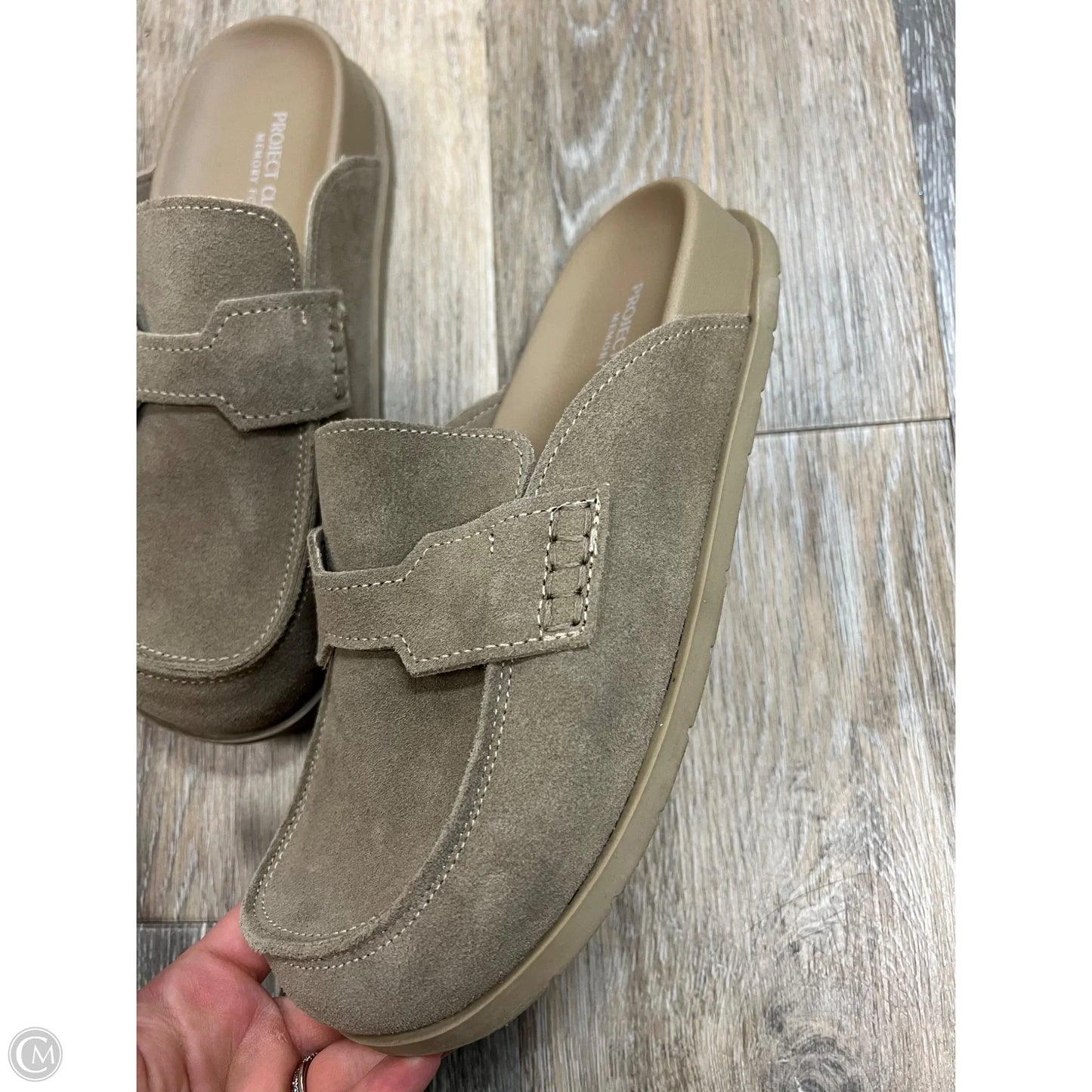 Shoes Flats By Project Cloud In Grey, Size: 7