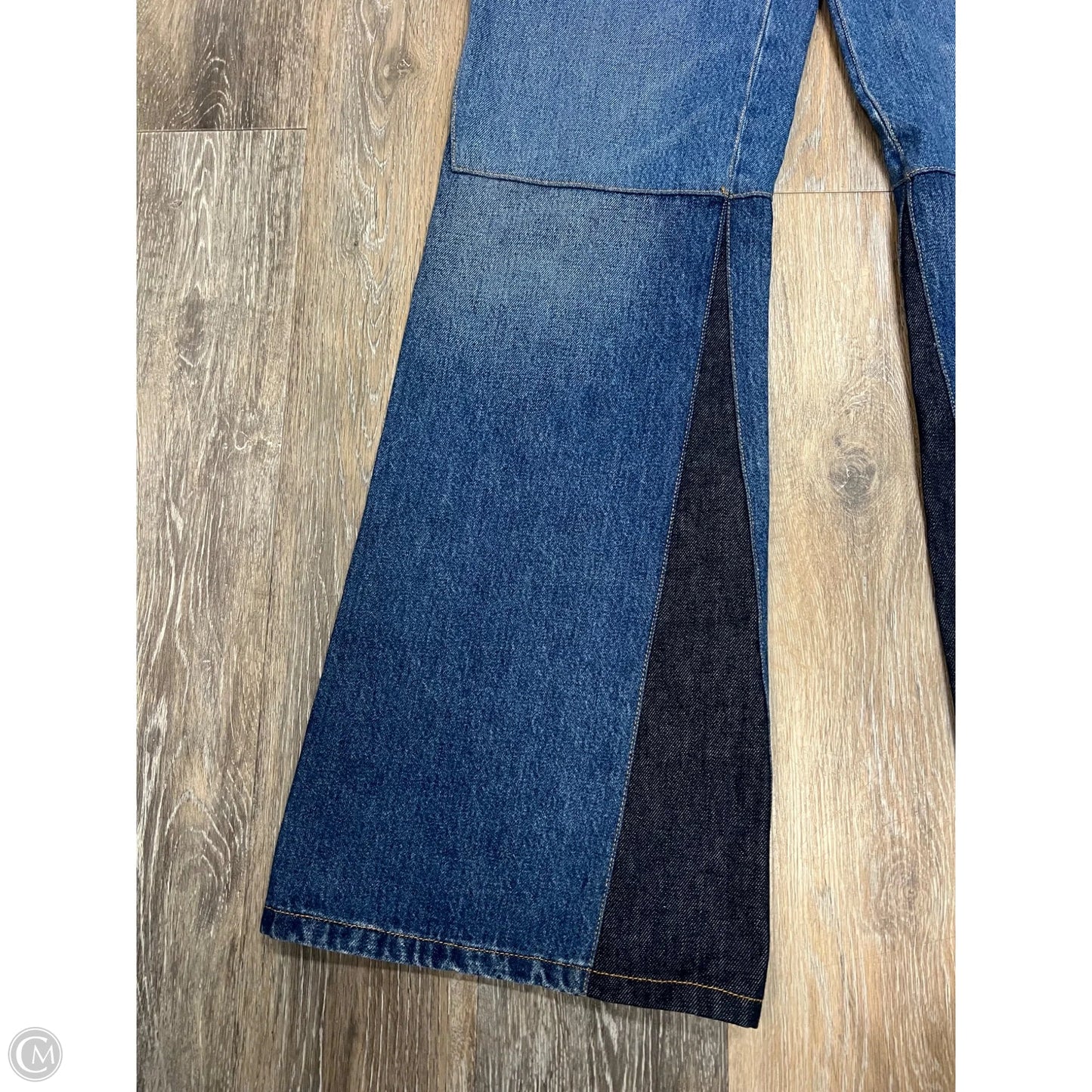 Jeans Flared By Victoria Beckham In Blue Denim, Size: 2/26