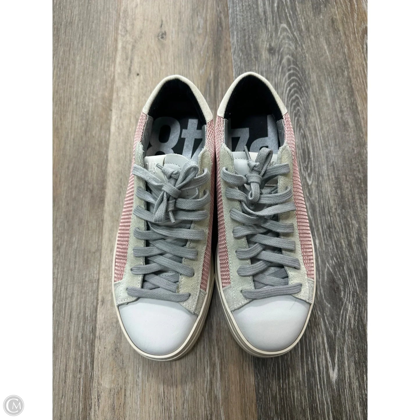 Shoes Sneakers By P448 In Pink & White, Size: 7