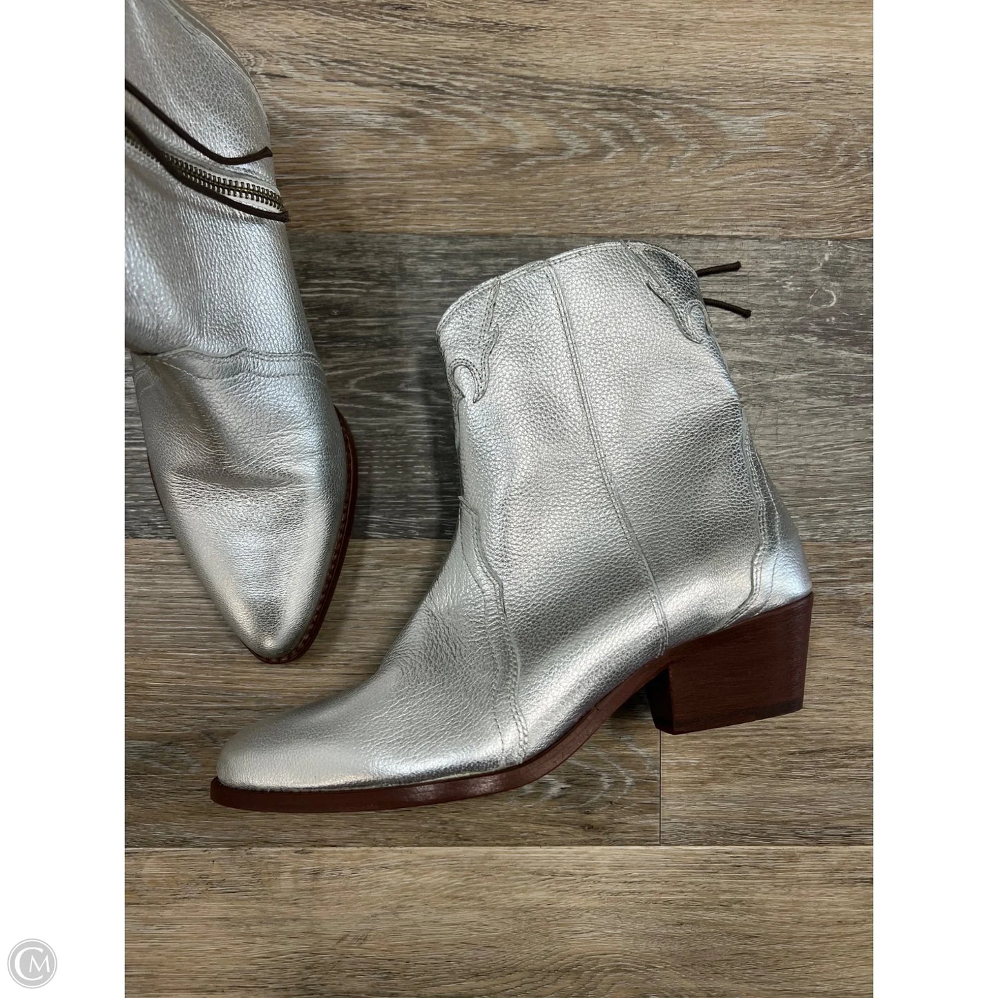 Boots Western By Free People In Silver, Size: 9