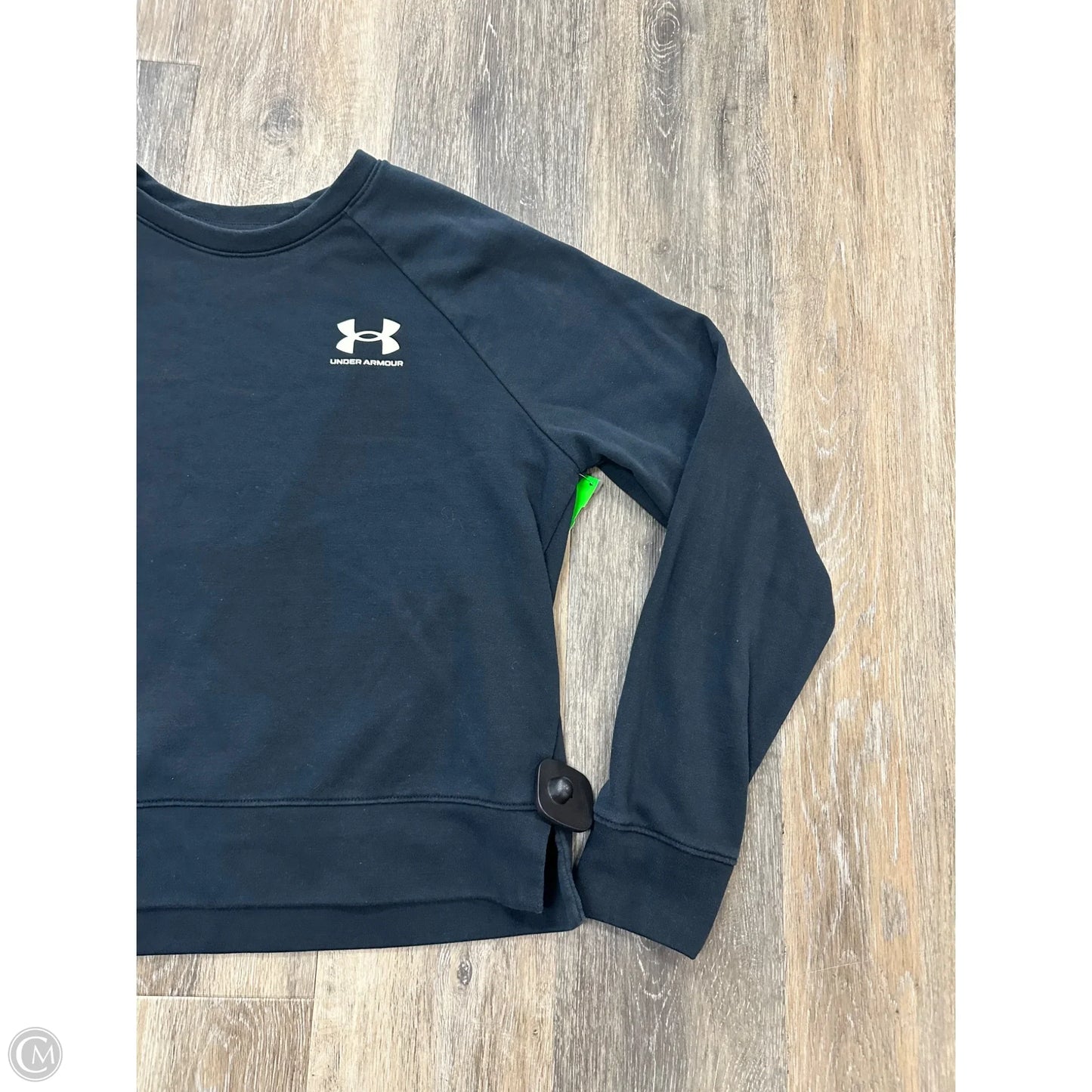 Athletic Sweatshirt Crewneck By Under Armour In Black, Size: M