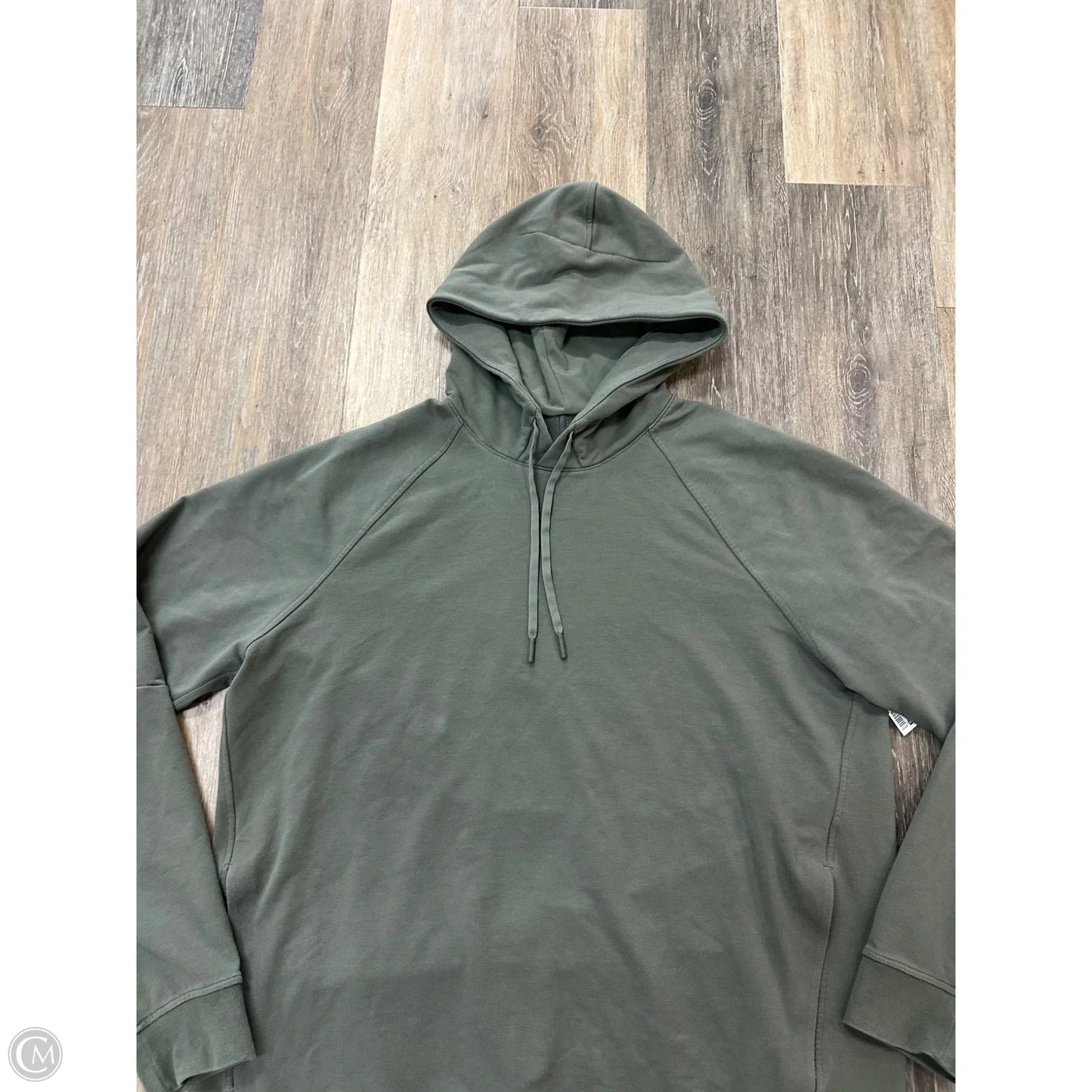 Athletic Sweatshirt Hoodie By Lululemon In Green, Size: Xl