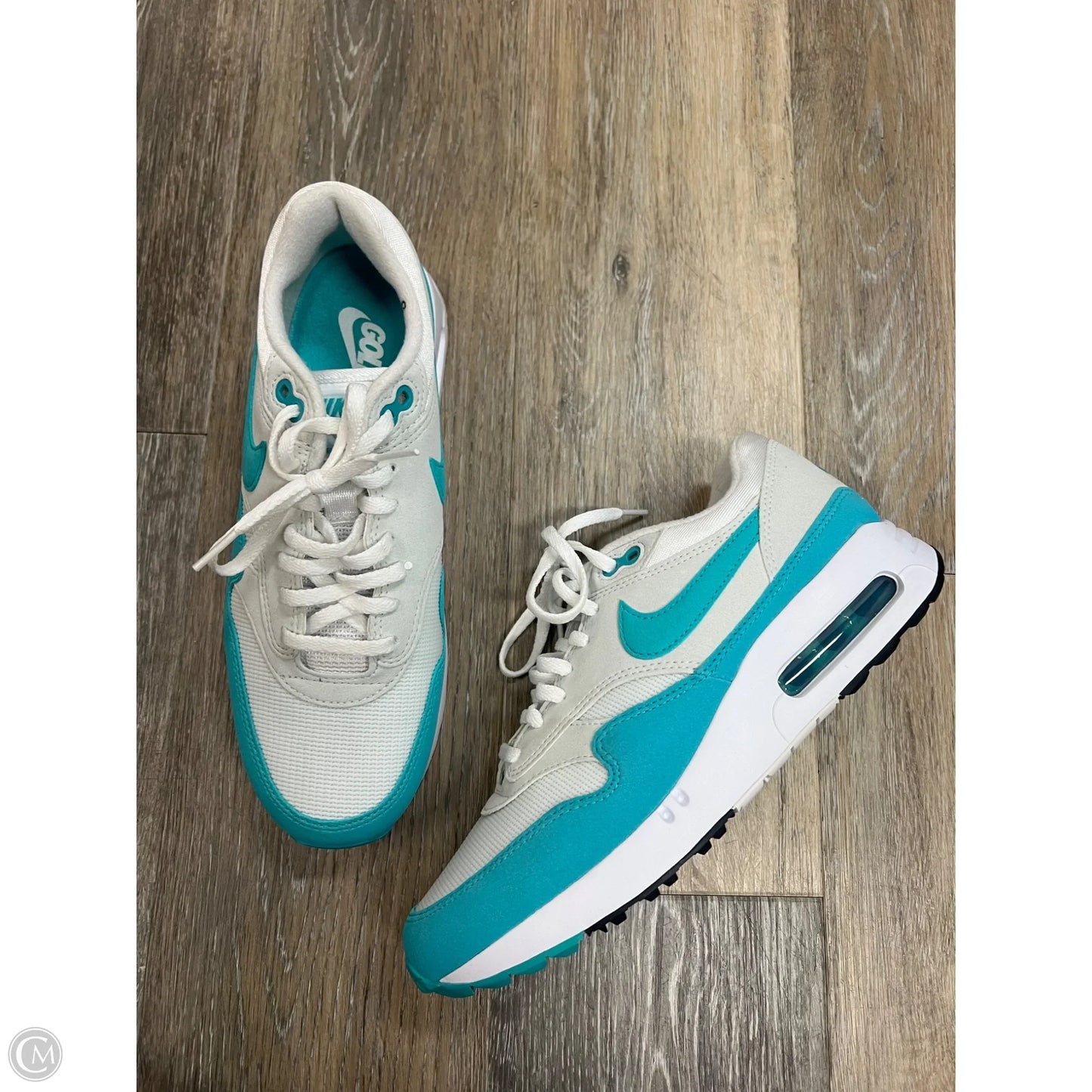 Shoes Sneakers By Nike In Blue & White, Size: 8