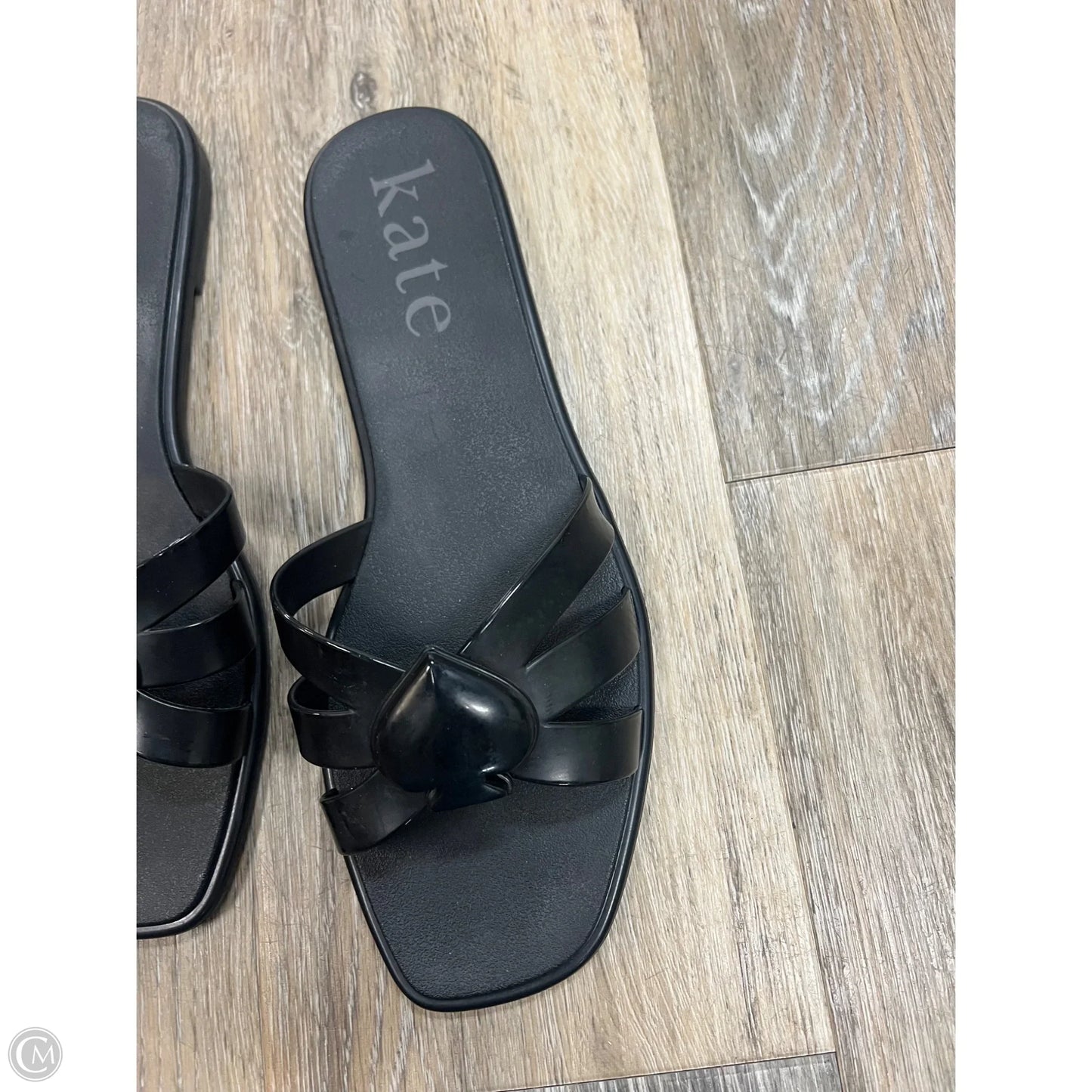 Sandals Designer By Kate Spade In Black, Size: 9