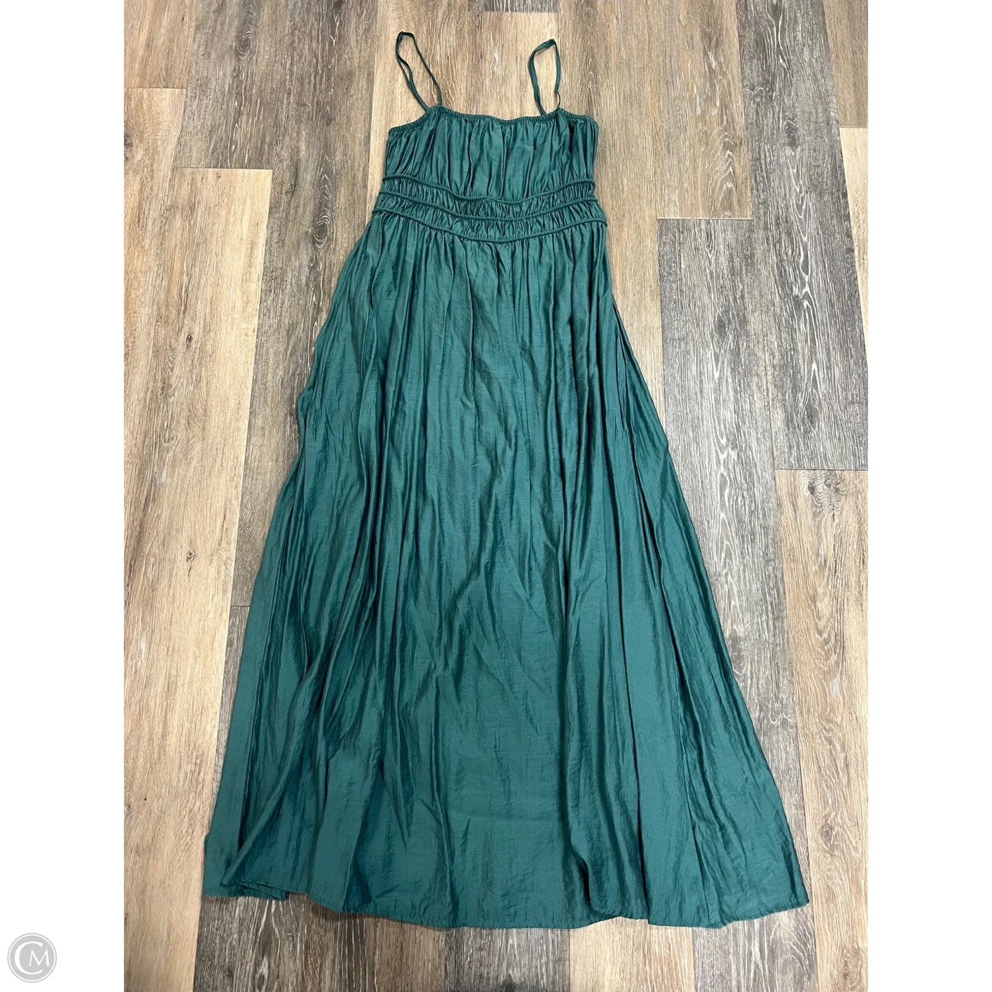 Dress Casual Maxi By By The River In Teal, Size: L