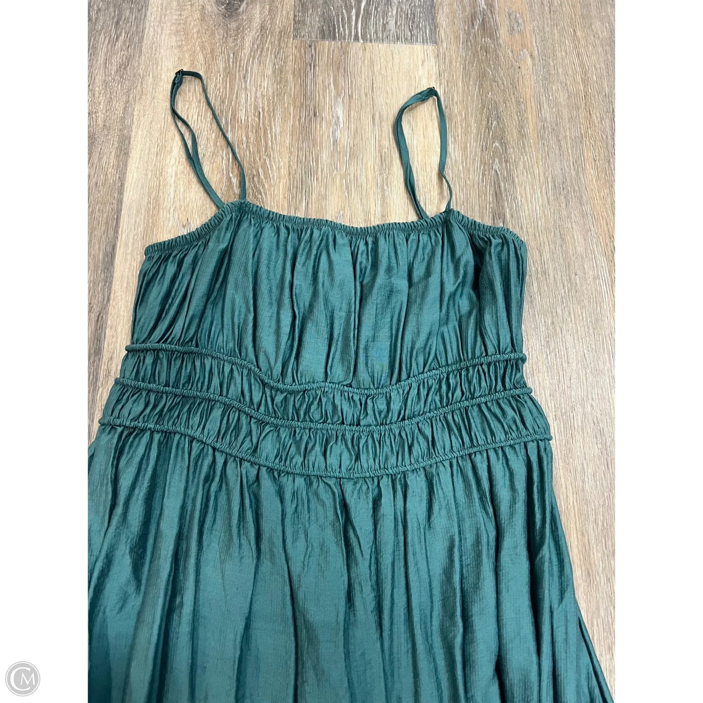 Dress Casual Maxi By By The River In Teal, Size: L
