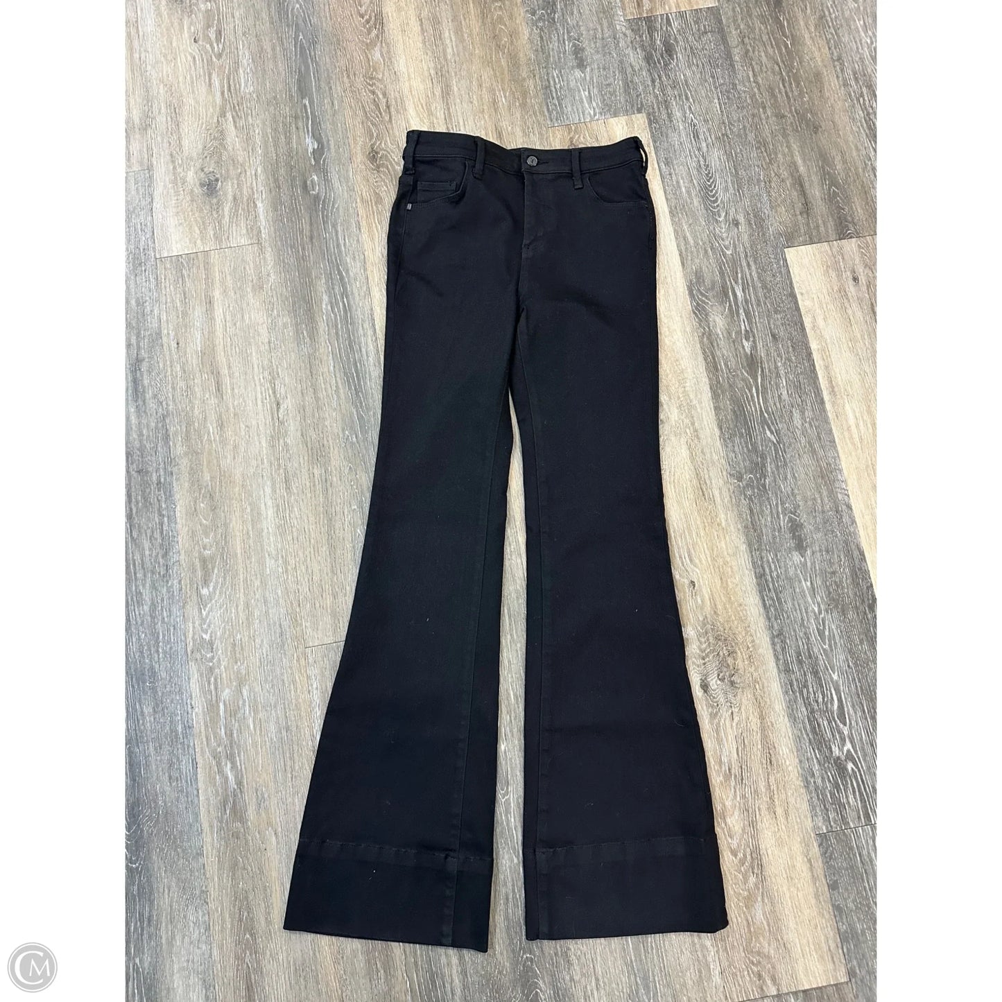 Jeans Flared By Pilcro In Black Denim, Size: 6