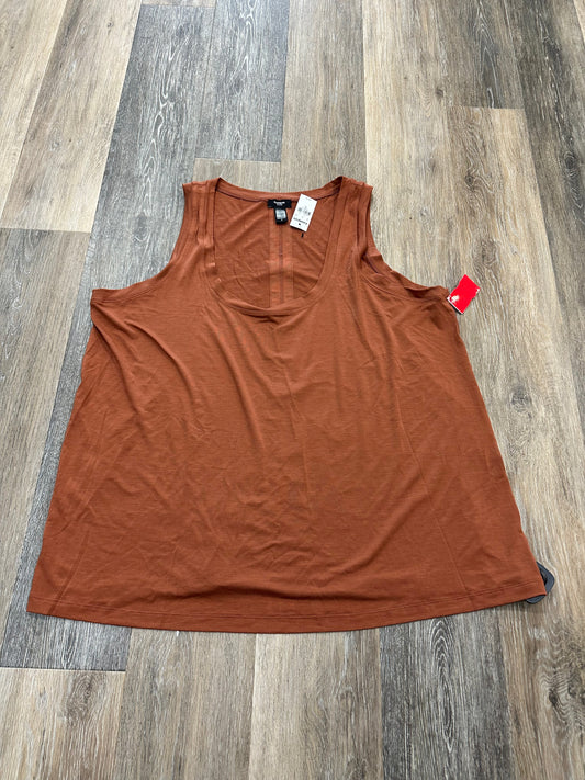 Orange Top Sleeveless Express, Size Xl