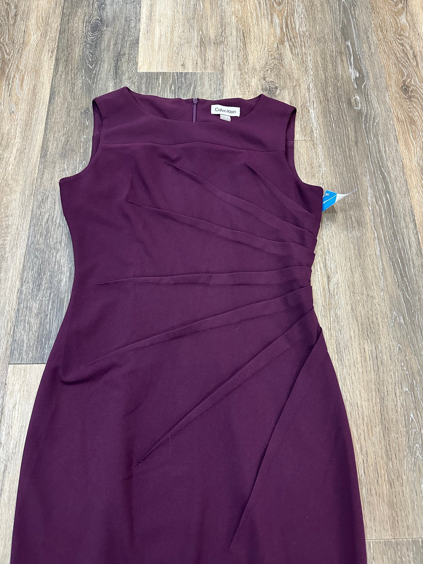 Dress Work By Calvin Klein In Purple, Size: 4