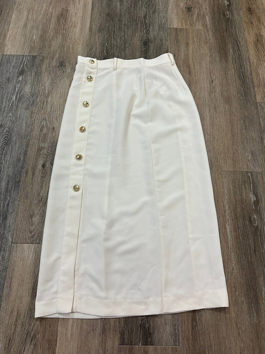 Skirt Midi By Zara In White, Size: S