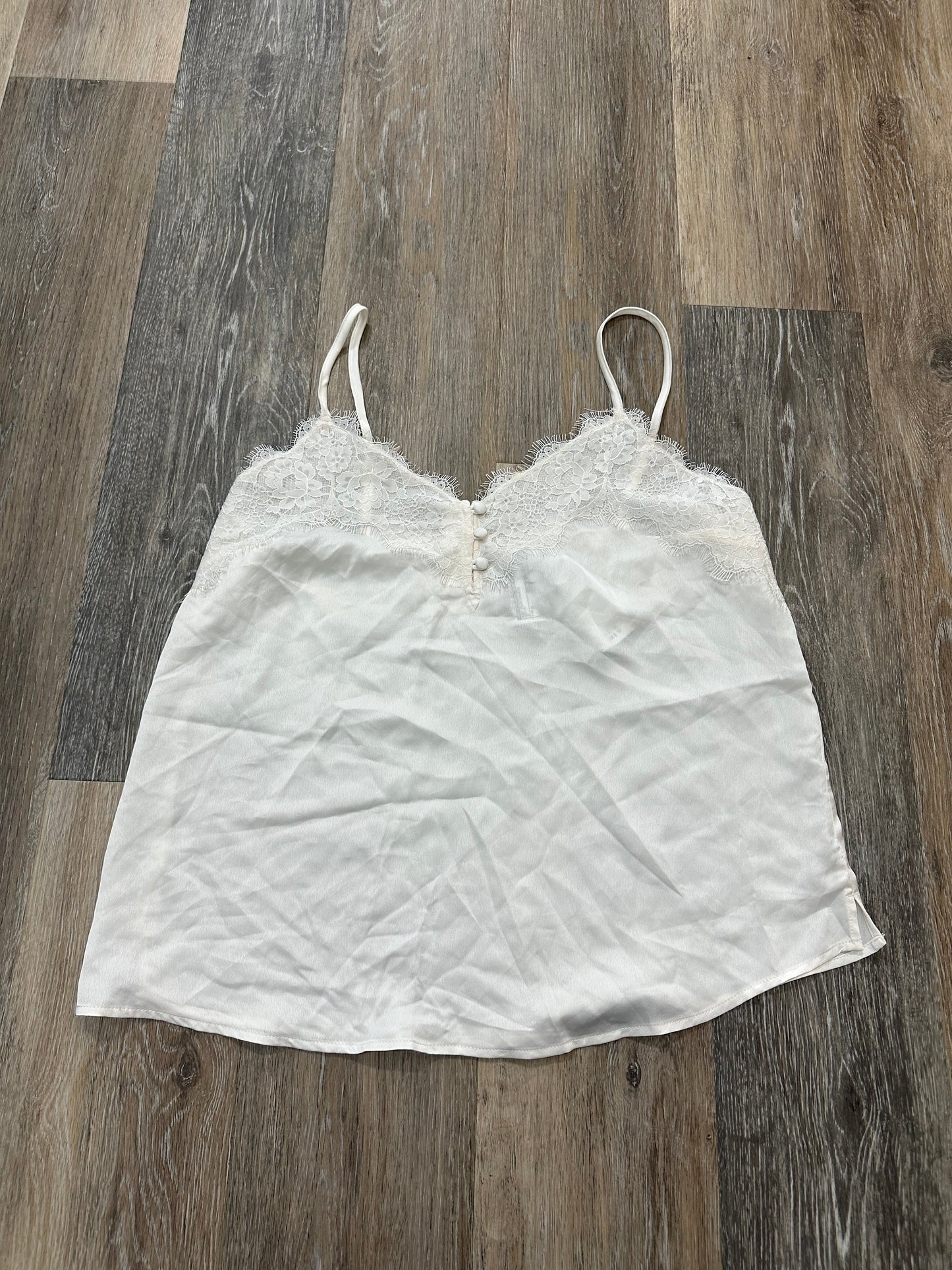 Top Sleeveless By Abercrombie And Fitch In White, Size: M